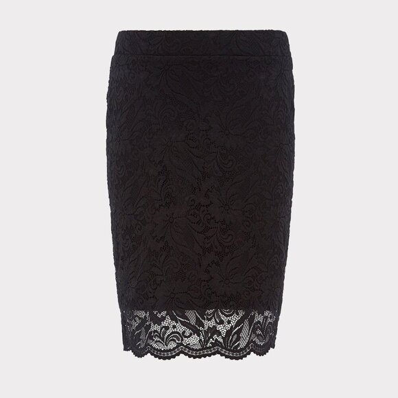 Retired! New! Mini Lace Pencil Skirt - Picture 4 of 5